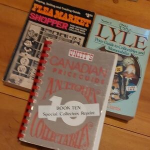 Lot Of 3 Antique Guides Books Lyle Unitt's Vintage